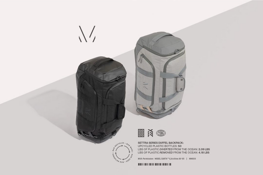 Ultimate Eco-Friendly Duffel Backpack: Unveiling the 50-Recycled Plastic Bottle Marvel for Travel and Gym